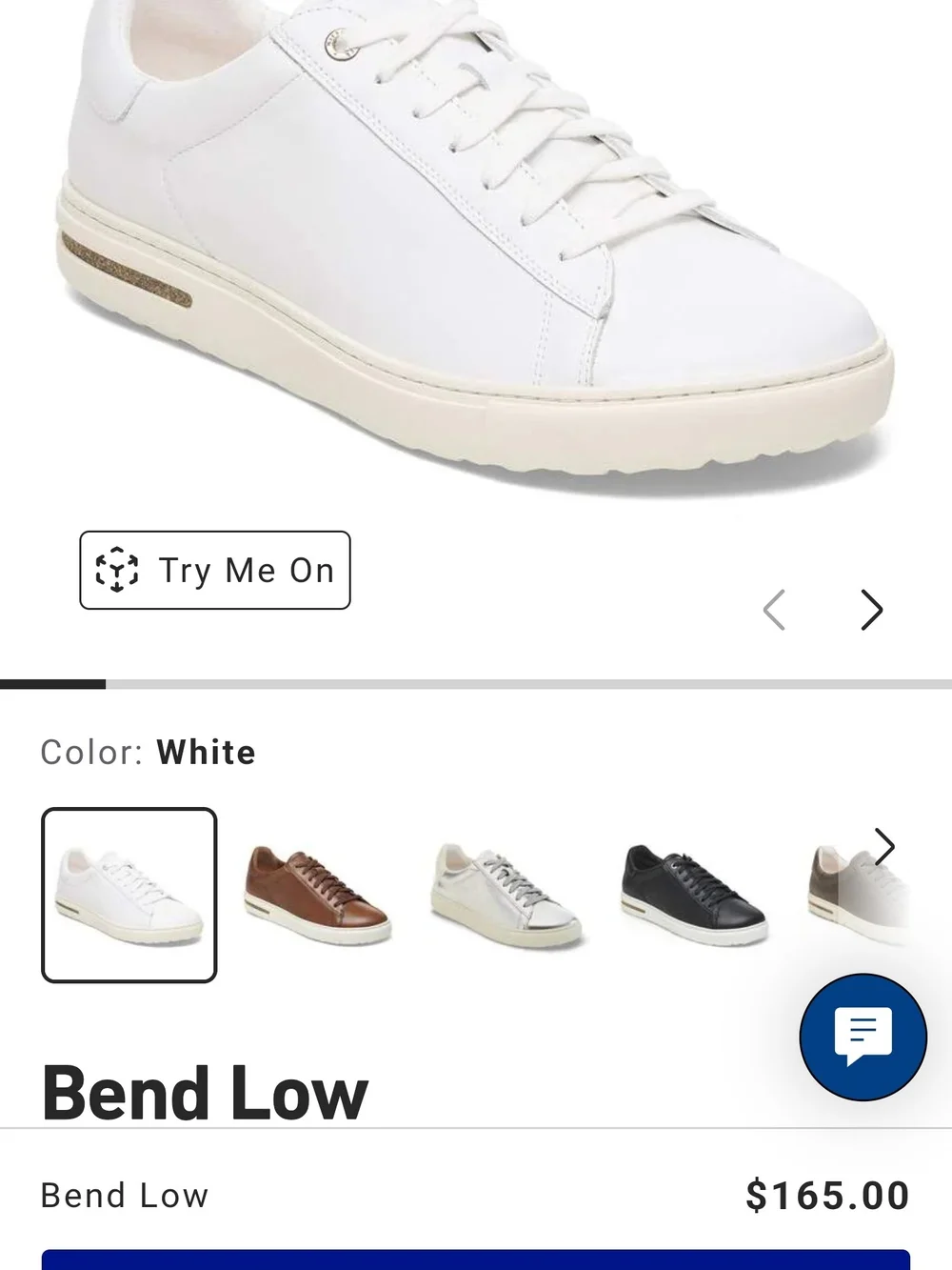 Birkenstock Bend Low White Leather Sneakers